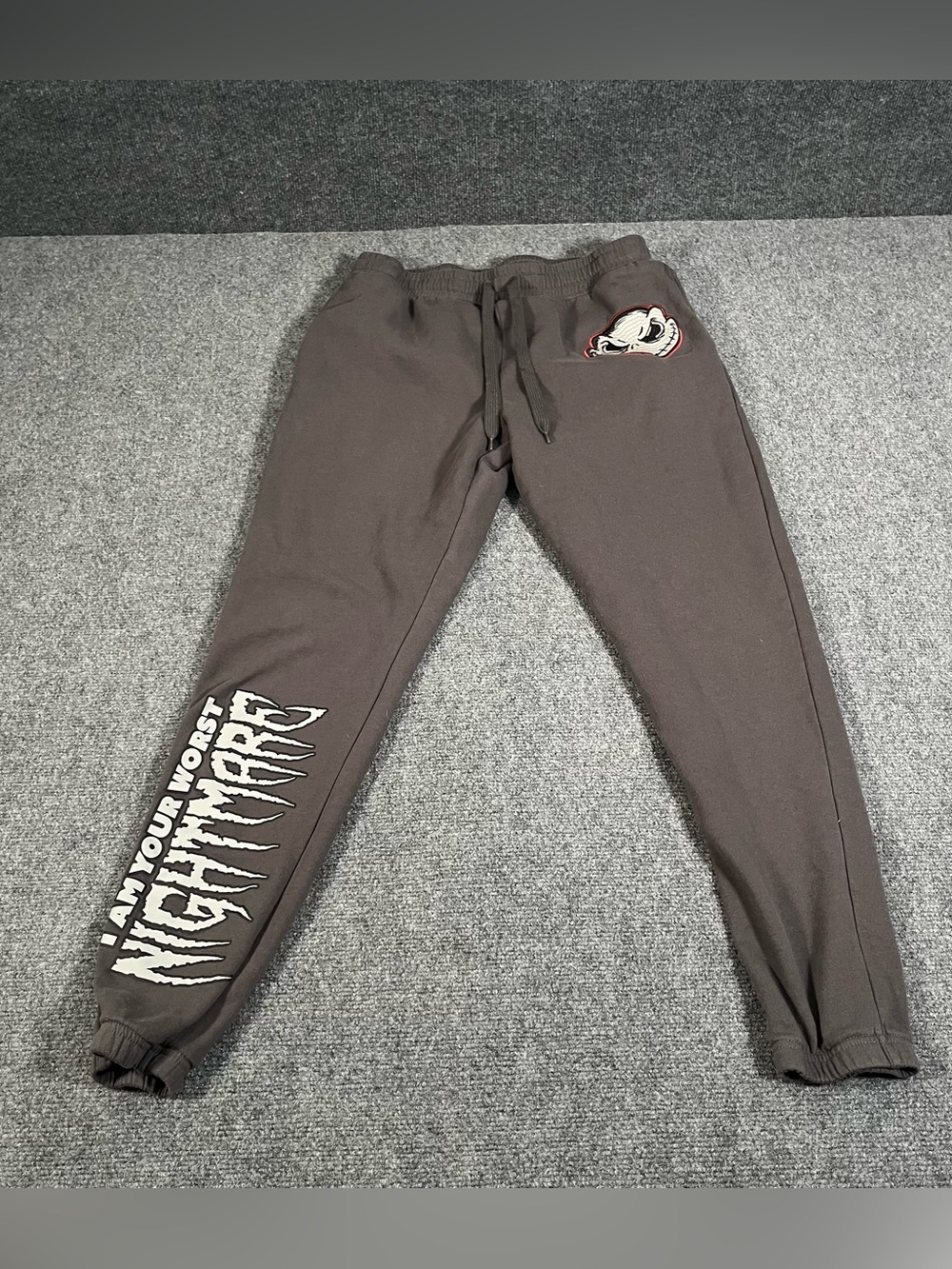 The Nightmare Before Christmas Men's Jack Skellington Graphic Jogger Pants Large